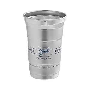 485-758505 9 oz Disposable Cup - Aluminum, Silver