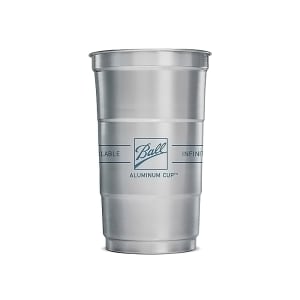 485-758503 24 oz Disposable Cup - Aluminum, Silver