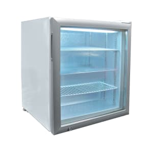 864-CTF3HC 24" One Section Display Freezer w/ Swing Door - Rear Mount Compressor, White, 115v