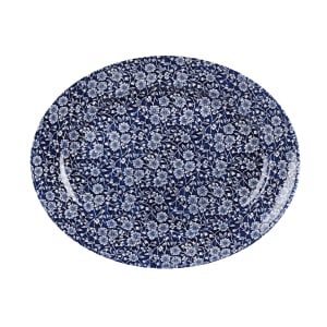 893-CAWRD141 14 3/8" x 11 1/2" Oval Vintage Prints Platter - Fine China, Victorian Calico Willow