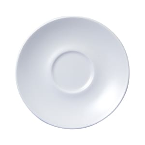 893-WHVMCSS1 6 1/4" Round Vellum™ Cappuccino Saucer - Ceramic, White