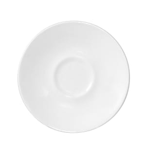 893-WHESS1 4 1/2" Round Beverage Espresso Saucer - Ceramic, White