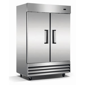 056-GRFZ2D 54" Two Section Reach In Freezer, (2) Solid Doors, 115v