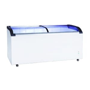 693-BDCF19CG 71 1/4" Mobile Chest Freezer w/ (6) Baskets - White, 115v