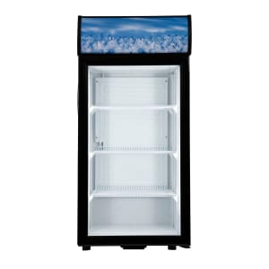 693-CDRF1D4 19 7/10" Countertop Refrigerator w/ Front Access - Swing Door, Black, 110v