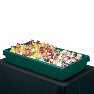 144-BUF72519 62 7/8" Cold Food Bar - (5) Pan Capacity, Table Top, Kentucky Green