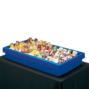 144-BUF72186 62 7/8" Cold Food Bar - (5) Pan Capacity, Table Top, Navy Blue