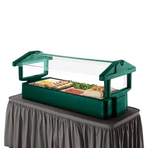 144-BBR720519 62 7/8" Cold Food Bar - (5) Pan Capacity, Table Top, Kentucky Green