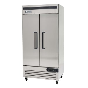 338-C2RB35HC 39 1/2" Two Section Reach In Refrigerator, (2) Left/Right Hinge Solid Doors, 115v