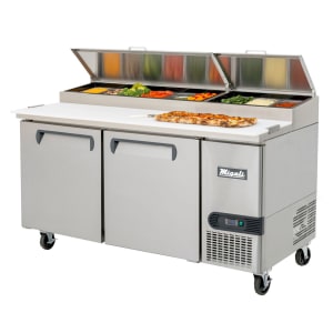 338-CPP67HC 67" Competitor Series® Pizza Prep Table w/ Refrigerated Base, 115v