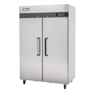 338-C2RHC 51 7/10" Two Section Reach In Refrigerator, (2) Left/Right Hinge Solid Doors, 115v