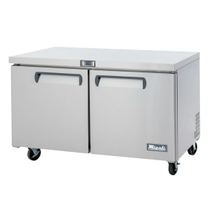 338-CU60RHC 60 1/5" W Undercounter Refrigerator w/ (2) Sections & (2) Doors, 115v