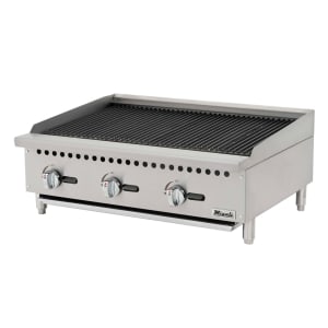 338-CRB36 36" Natural Gas Charbroiler w/ Cast Iron Grates, 105,000 BTU