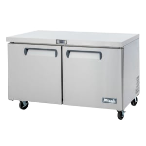 338-CU60FHC 60 1/5" W Undercounter Freezer w/ (2) Sections & (2) Doors, 115v