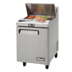 Migali C-SP27-8-HC 27 1/2&quot; Competitor Series® Sandwich/Salad Prep Table w/ Refrigerated Base, 115v