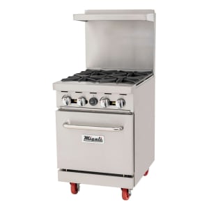 338-CRO4NG 24" 4 Burner Gas Range w/ Standard Oven, Natural Gas