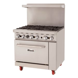 338-CRO6NG 36" 6 Burner Gas Range w/ Standard Oven, Natural Gas