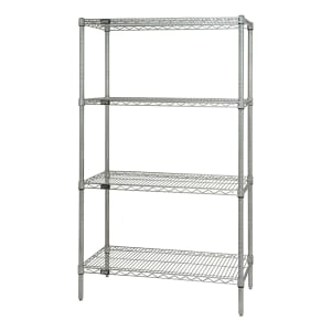 688-AK666674262P Shelving Kit for 6' x 6' Walk-In Coolers/Freezers - (4) Levels, Epoxy Coated, Green