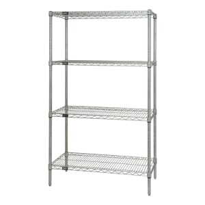 688-NL686874262BK Shelving Kit for 6' x 8' Walk-In Coolers/Freezers - (4) Levels, Epoxy Coated, Black