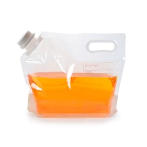 909-FT1294HG Fast Take® 1/2 Gallon Beverage Pouch - Tamper Evident Lid