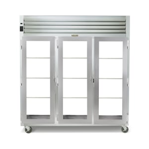 206-AHF332WPFHG208 Full Height Insulated Stationary Heated Cabinet w/ (9) Pan Capacity, 208v/1ph