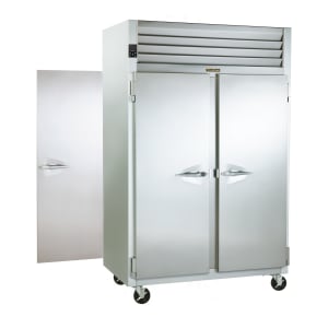 206-AHT232WPUTFHS 58" Two Section Pass Thru Refrigerator, (4) Left/Right Hinge Solid Doors, 115v