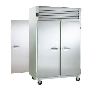 206-AHT232NPUTFHS 52" Two Section Pass Thru Refrigerator, (4) Left/Right Hinge Solid Doors, 115v