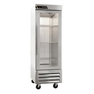 206-CLBM23RFGL 27" One Section Reach In Refrigerator, (1) Left Hinge Glass Door, 115v