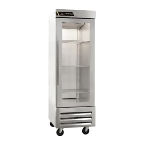 206-CLBM23RHGR 27" One Section Reach In Refrigerator, (2) Right Hinge Glass Doors, 115v