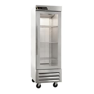 206-CLBM23RFGR 27" One Section Reach In Refrigerator, (1) Right Hinge Glass Door, 115v