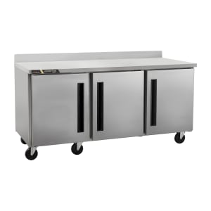 206-CLUC72FSDWTRRR 72" W Worktop Freezer w/ (3) Sections & (3) Doors, 115v