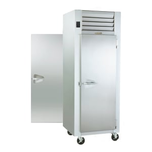 206-G10014P 29 7/8 One Section Pass Thru Refrigerator, (2) Right Hinge Solid Doors, 115v
