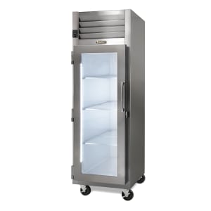 206-G11011 30" One Section Reach In Refrigerator, (1) Left Hinge Glass Door, 115v
