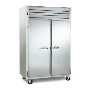206-G20010 52 1/10" Two Section Reach In Refrigerator, (2) Left/Right Hinge Solid Doors, 115v