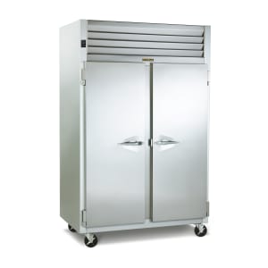 206-G22011 52 1/8" Dealer's Choice Two Section Reach In Freezer, (2) Left/Right Hinge Solid Doors, 115v