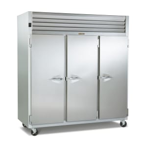 206-G31310 76 3/8" Dealer's Choice Three Section Reach In Freezer, (3) Left/Right Hinge...