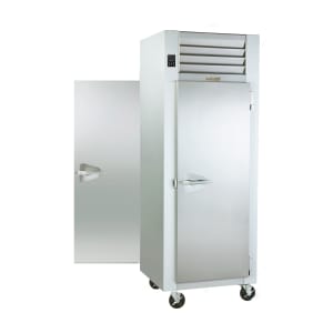 206-RHT132WPUTFHS115 29 7/8" One Section Pass Thru Refrigerator, (2) Right Hinge Solid Doors...