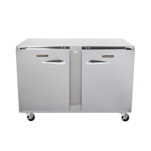 206-ULT48LR 48" W Undercounter Freezer w/ (2) Section & (2) Doors, 115v
