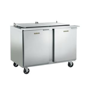 206-UST4818LR 48" Dealer's Choice Mega Top Sandwich/Salad Prep Table w/ Refrigerated Base, 115v