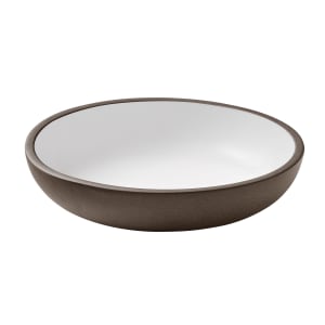 887-701132091000436 7 7/8" Round Playground Plate - Stoneware, Taupe