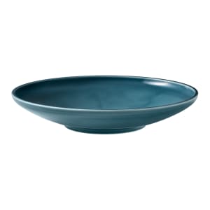 887-9251328E 11" Round Companion Plate - Porcelain, Petrol Blue