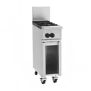207-122BLP 12" 2 Burner Gas Range w/ Storage Base, Liquid Propane