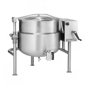 207-K60DLT 60 gal Steam Kettle - Manual Tilt, 2/3 Jacket, Direct Steam