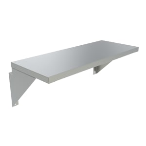 207-PLTRAILVCCB47 47" Plate Rail for SCB47 & VCCB47 - 10"D, Stainless Steel