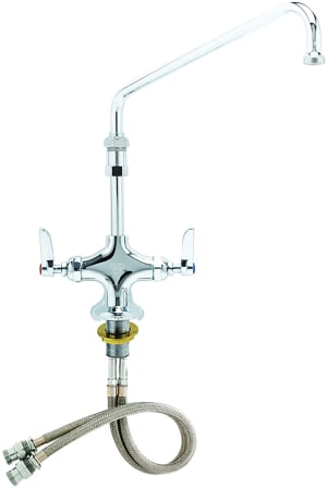 207-SGLTS18NZLJ Deck Mount Pantry Faucet w/ 18" Double Jointed Swing Nozzle 