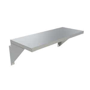 207-PLTRAILVCCB60 60" Plate Rail for SCB60 & VCCB60 - 10"D, Stainless Steel