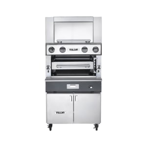 207-VBB1CFLP 36" Upright Broiler w/ (3) Burners - Convection Oven Base, Liquid Propane