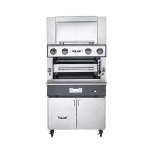 207-VBB1SFLP 36" Upright Broiler w/ (4) Burners - Standard Oven Base, Liquid Propane