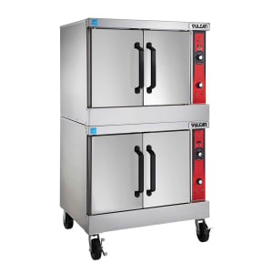 207-VC66ED2081 Bakery Depth Double Full Size Electric Convection Oven - 12.5 kW, 208v/1ph
