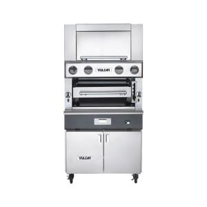 207-VBB1SFNG 36" Upright Broiler w/ (4) Burners - Standard Oven Base, Natural Gas